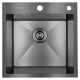 Мойка врезная 48x48 Премиум Графит Honey AMALET