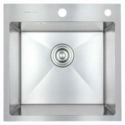 Мойка врезная 48x48 Премиум Сатин Honey AMALET