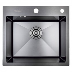 Мойка врезная 50x45 Standart Графит AMALET