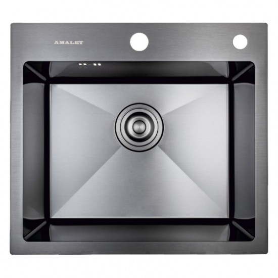 Мойка врезная 50x45 Standart Графит AMALET
