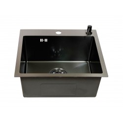 Мойка врезная 50x45 Standart Графит AMALET