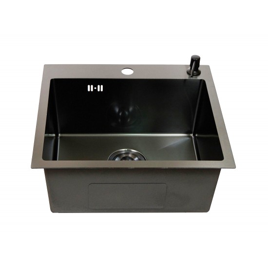Мойка врезная 50x45 Standart Графит AMALET