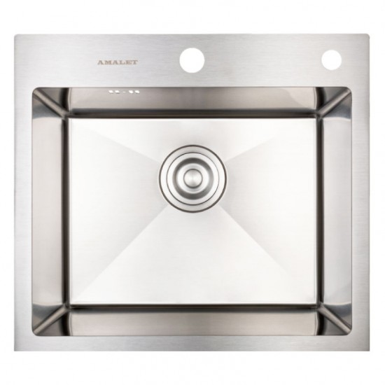 Мойка врезная 50x45 Standart Сатин AMALET