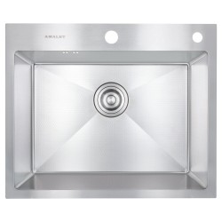Мойка врезная 58x48 Премиум Сатин Honey AMALET
