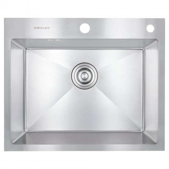Мойка врезная 58x48 Премиум Сатин Honey AMALET