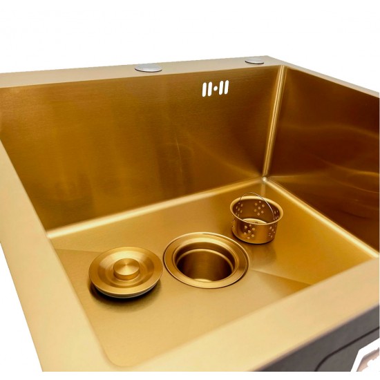 Мойка врезная 60x48 Стандарт Золото AMALET