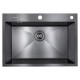 Мойка врезная 68x48 Премиум Графит Honey AMALET