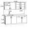 Кухонный комплект №10 с фасадами МДФ в пленке ПВХ