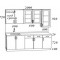 Кухонный комплект №12 с фасадами МДФ в пленке ПВХ
