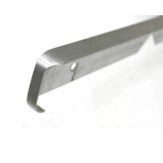 Планка Угловая, 38мм, R9, нержавейка, 600мм, с закрытым завалом, матовая, правая Планка Угловая, 38мм, R9, нержавейка, 600мм, с закрытым завалом, матовая, правая