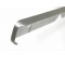 Планка Угловая, 38мм, R9, нержавейка, 600мм, с закрытым завалом, матовая, правая