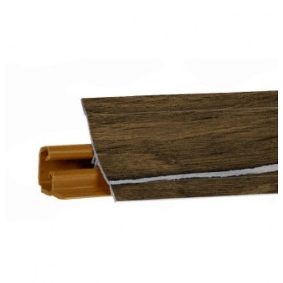 Плинтус кухонный ЛБ-23 9756 Дуб Флакстаф темный